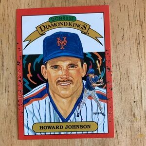 1989 Donruss Diamond Kings Howard Johnson Trading Card